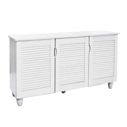 Παπουτσοθήκη Με 3 Πόρτες Ε8373,3 White Mdf
