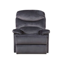 Πολυθρόνα Luisa Relax Dark Grey Velure Ε9780,3 80x90x99cm Βελούδο