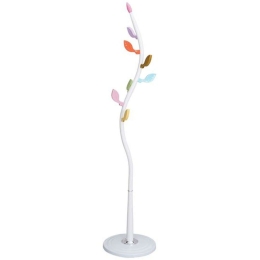 Καλόγερος Woody ΕΜ191,3 Φ37x170cm White Μέταλλο