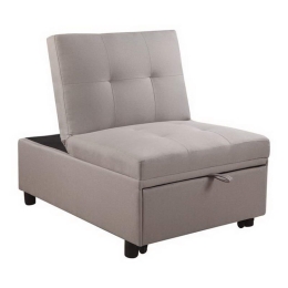Πολυθρόνα - Κρεβάτι Imola Ε9921,03 75x106x90/75x172x44cm Cappuccino Ύφασμα