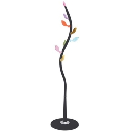 Καλόγερος Woody ΕΜ191,4 Φ37x170cm Black Μέταλλο