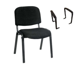 Πολυθρόνα Υποδοχής Sigma ΕΟ550,7Μ 67x57x79cm Black