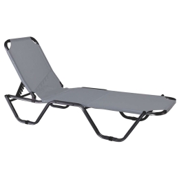 Ξαπλώστρα Creta Ε281,8 60x197x30cm Anthracite