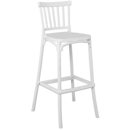 Σκαμπό Μπαρ Windsor Ε400,1 49x46x103cm White