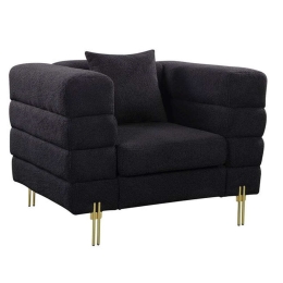 Πολυθρόνα Morris Ε9600,12 103x84x76cm Black