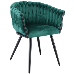 Πολυθρόνα Verdi ΕΜ786,1 64x54x80cm Black-Green