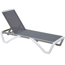Ξαπλώστρα Summer Ε3381 69/58x196x31cm White-Grey