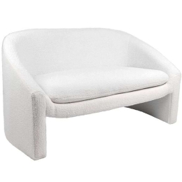 Καναπές Διθέσιος Bono Teddy Ε7113,1 138x74x74cm White