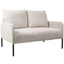 Καναπές Διθέσιος Alberto Ε7126,1 121x85x83cm Ecru-Black
