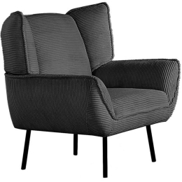 Πολυθρόνα Emerald Ε9418,3 83x83x92cm Anthracite
