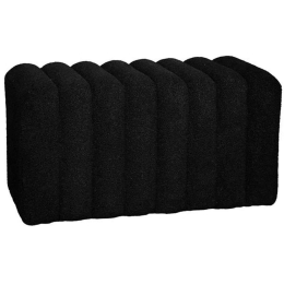 Σκαμπό Togo Teddy Ε7039,2 80x40x41cm Black