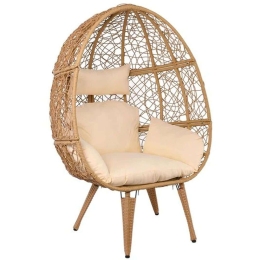 Πολυθρόνα Miami Egg Ε6744,1 94x77x150cm Beige