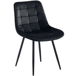 Καρέκλα Myriam-R ΕΜ7913,5R 50x58x83cm Black Μέταλλο,Ύφασμα