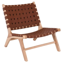 Καρέκλα Dune Ε7516,1 67x78x77cm Natural-Brown