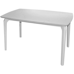 Τραπέζι Dalin Ε796,1 130x80x74cm Marble White Ξύλο,Τεχνομάρμαρο