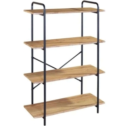Ραφιέρα ΕΟ445,2 80x34x112cm Black-Sonoma