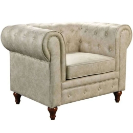 Πολυθρόνα Chesterfield Ε942,11 110x82x77cm Beige