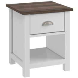 Kομοδίνο Luxor Ε740,3 45x40x50cm Walnut-White