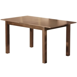 Τραπέζι Miller Ε781,11 120+30x80x74cm Walnut