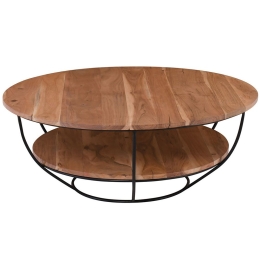 Τραπεζάκι Roy-W ΕΑ7075,W 90x35cm Natural-Black