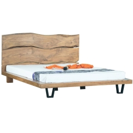 Κρεβάτι Royal ΕΑ7014,1 174x216x106cm Natural Διπλό