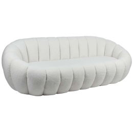 Καναπές Τριθέσιος Beverly Ε7162,1 199x96x62cm White