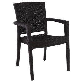 Πολυθρόνα Στοιβαζόμενη Lora-Pro Ε303,40 58x61x87cm Brown