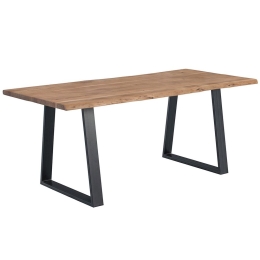 Τραπέζι Lizard-W ΕΑ7095,W 140x80x78cm Natural-Black