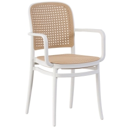 Πολυθρόνα Florence Ε387,10 54x54x84cm White-Sand
