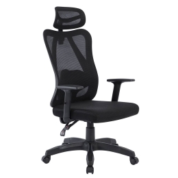 Πολυθρόνα Γραφείου Διευθυντή BF3750 ΕΟ613,1 65x58x116/126cm Black