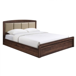 Κρεβάτι Διπλό Caliber (Για Στρώμα 150x200cm) Ε73861,2 158x210x100cm Walnut Διπλό