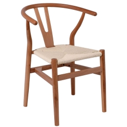 Καρέκλα Στοιβαζόμενη Lima Ε7517,2 56x55x76cm Walnut