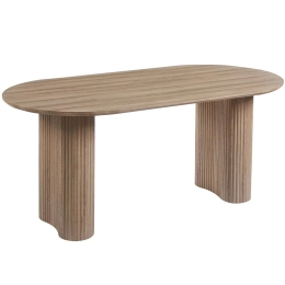 Τραπέζι Diaz Ε7695,2 180x90x76cm Natural-Brown