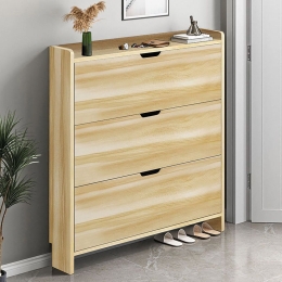 Παπουτσοθήκη MDF Ε8330,3 80x17x115cm Natural