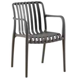 Πολυθρόνα Moda-N Στοιβαζόμενη Ε3800,2Ν 56x57x81cm Grey