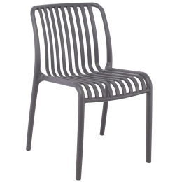 Καρέκλα Στοιβαζόμενη Moda-N Ε3801,2Ν 51x57x78cm Grey