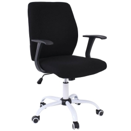 Πολυθρόνα Γραφείου BF3900 ΕΟ524,11 61x57x94/104cm White-Black