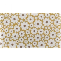 Πατάκι Εισόδου Mustard Flowers -AMDMW-GRECREFLOW-7040 70x40cm Multi Artsy Mats 70x40