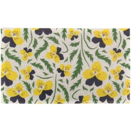 Πατάκι Εισόδου Yellow Pansy -AMDMW-PANSY-7040 70x40cm Multi Artsy Mats 70x40