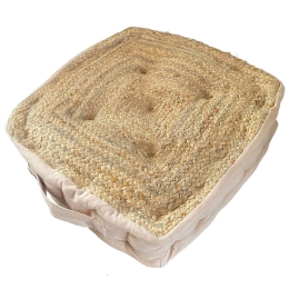 Μαξιλάρι Διακοσμητικό Δαπέδου (Με Γέμιση) Matress 00.02.23528 Ecru 40Χ40 100% Βαμβάκι