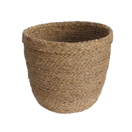 Καλάθι 00.06.61432 Φ27x22cm Ψάθινο Natural Ψάθα