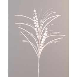 Κλαδί Με Glitter 00.11.13683 76cm White