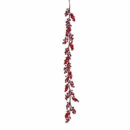 Γιρλάντα Χριστουγεννιάτικη Με Βerries 150cm Red