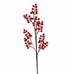 Κλαδί Berries 00.11.92298 76cm Red