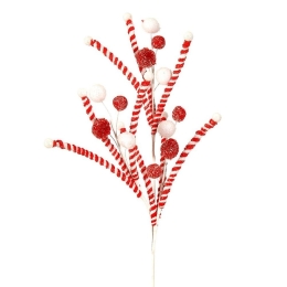 Κλαδί Ponpon Candy 00.11.96776 67cm Red-White