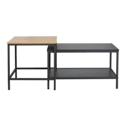 Τραπεζάκι Σαλονιού Fonzy (Σετ 2Τμχ) 0016-124-020 Sonoma-Grey