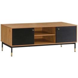 Έπιπλο Τηλεόρασης Living 0016-124-026 150x40x54cm Grey Oak-Black