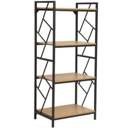 Ραφιέρα Δαπέδου 0016-224-044 60x40x140cm Sonoma-Black