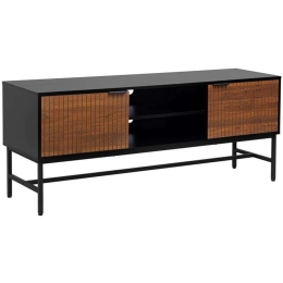 Έπιπλο Τηλεόρασης 0016-225-047 150x40x60cm Black-Sonoma