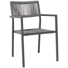 Πολυθρόνα Lesoto 0043-124-006 57x61x83cm Grey